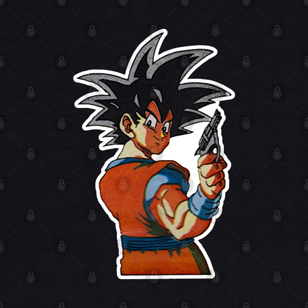 Goku's Got a Gun by retroworldkorea